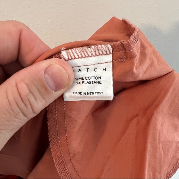 HATCH- Maternity The Ipek Pant Twist Gathered
Waist Poplin Crop Trouser Pant - Picture 3 of 6